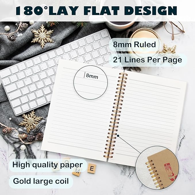 BearCake Cowgirl Boot Notebook, Cowgirl Stuff, Cowgirl Gifts, Western Office Supplies, Western Stuff for Women, Boho Western Notebook Journal 5.5x8.3 kraft paper