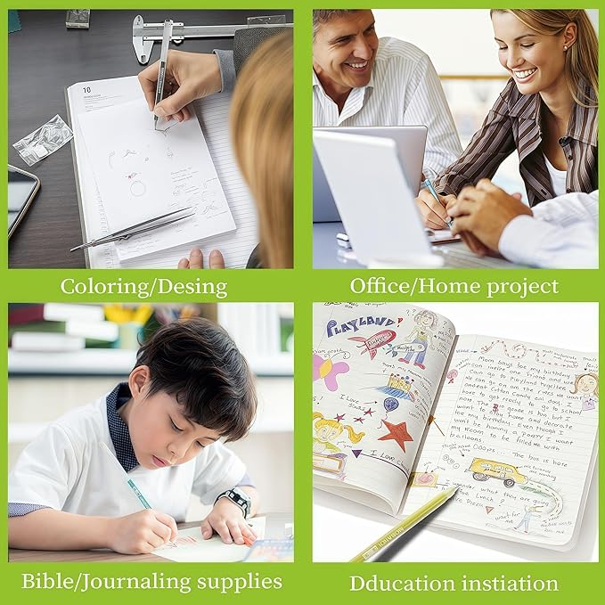 Colored Gel Pens Set, 0.6mm Fine Point for Black & White Paper, Cute Pens for Journaling, Adult Coloring Books, Bible, Drawing, Note Taking, School & Journaling Supplies (99 Luxury Colors)