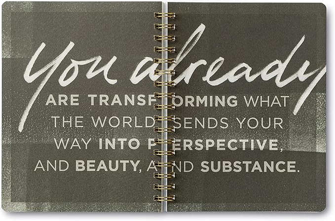 Compendium Spiral Notebook - You are here to do incredible things… — A Designer Spiral Notebook with 192 Lined Pages, College Ruled, 7.0”W x 9.25”H