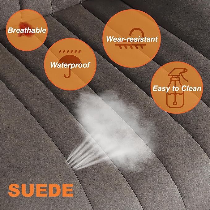 Bar Stool Set of 1, Adjustable PU Leather Bar Chairs, Swivel Counter Height Barstools with Back, Modern Armless Kitchen Island Stool, Brown